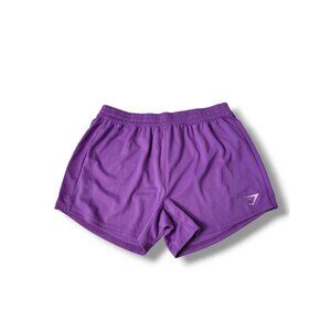 Gymshark Womans Purple Sport Loose Drawstring Waist Shorts - Size S